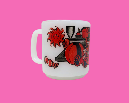 Petite tasse mignonne vintage des années 1960