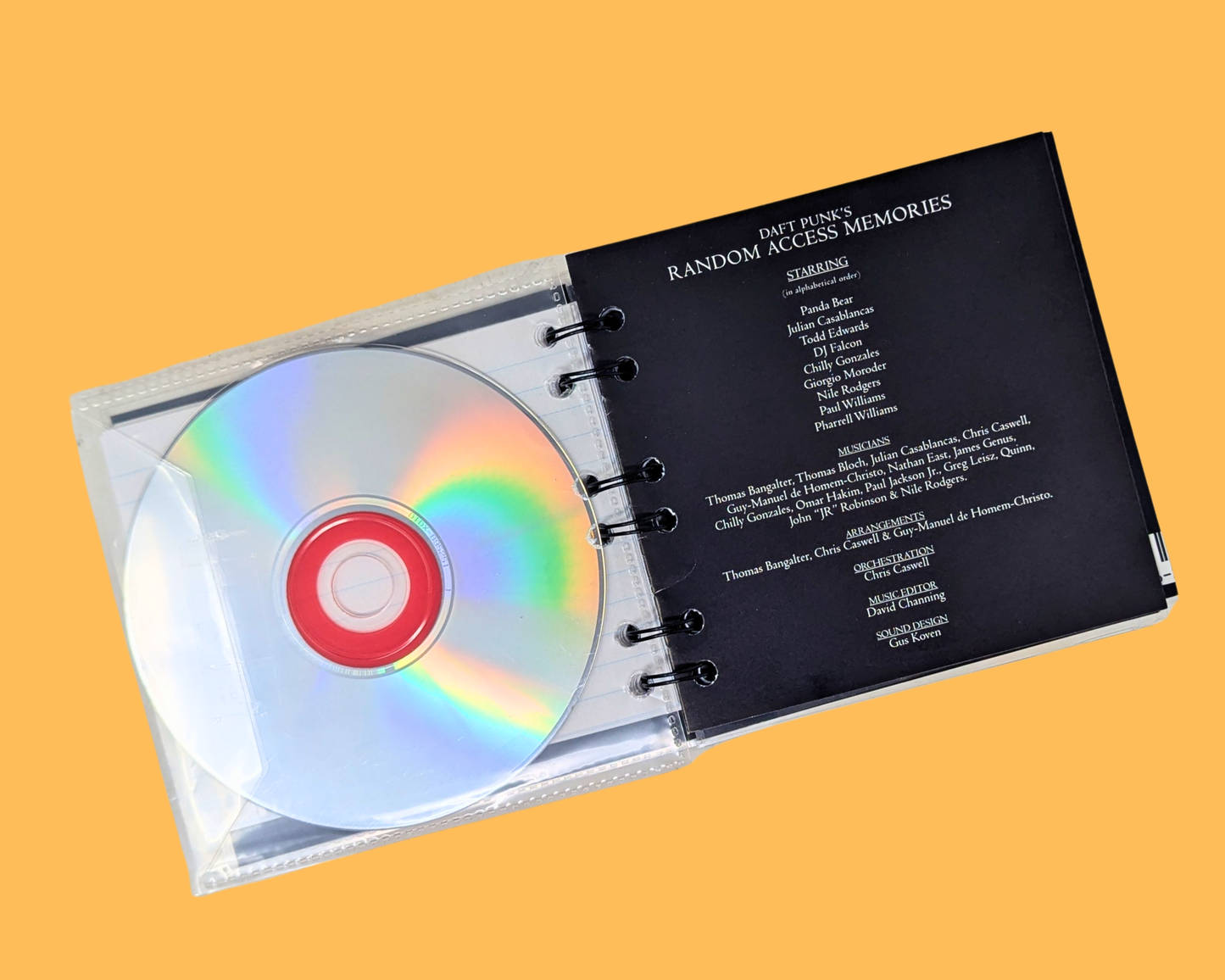 Daft Punk, Random Access Memories CD Notebook