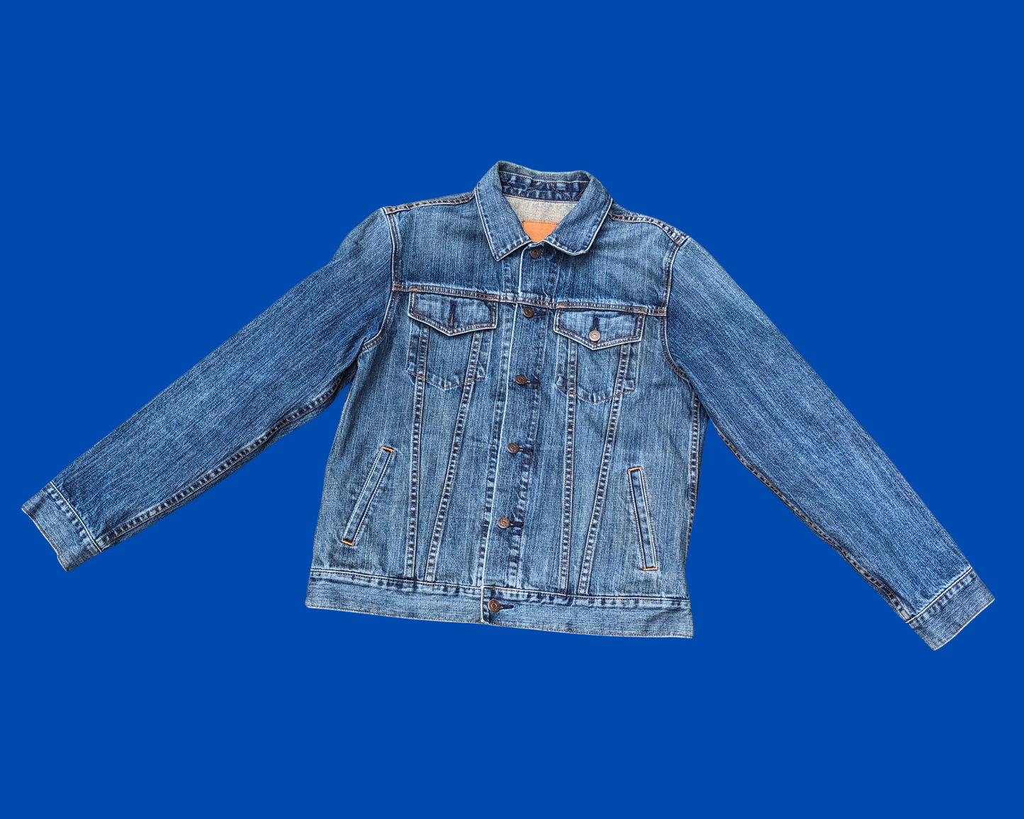 Handmade, Upcycled Guns N' Roses Denim Jacket Size M