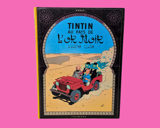 Vintage 1980's Tintin au Pays de L'Or Noir