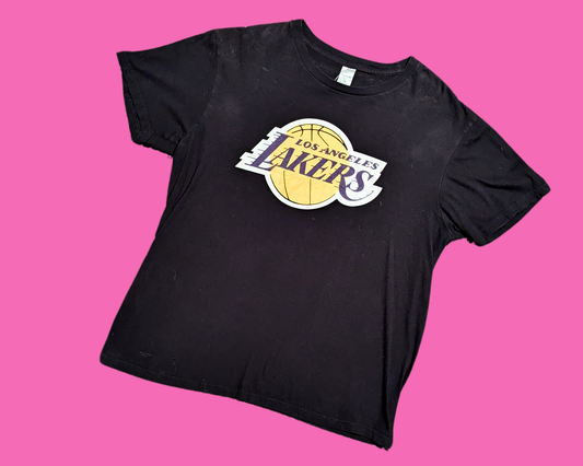 Y2K Los Angeles Lakers Basketball T-Shirt Size L