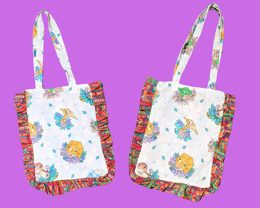 Sac fourre-tout fait main et recyclé The Land Before Time