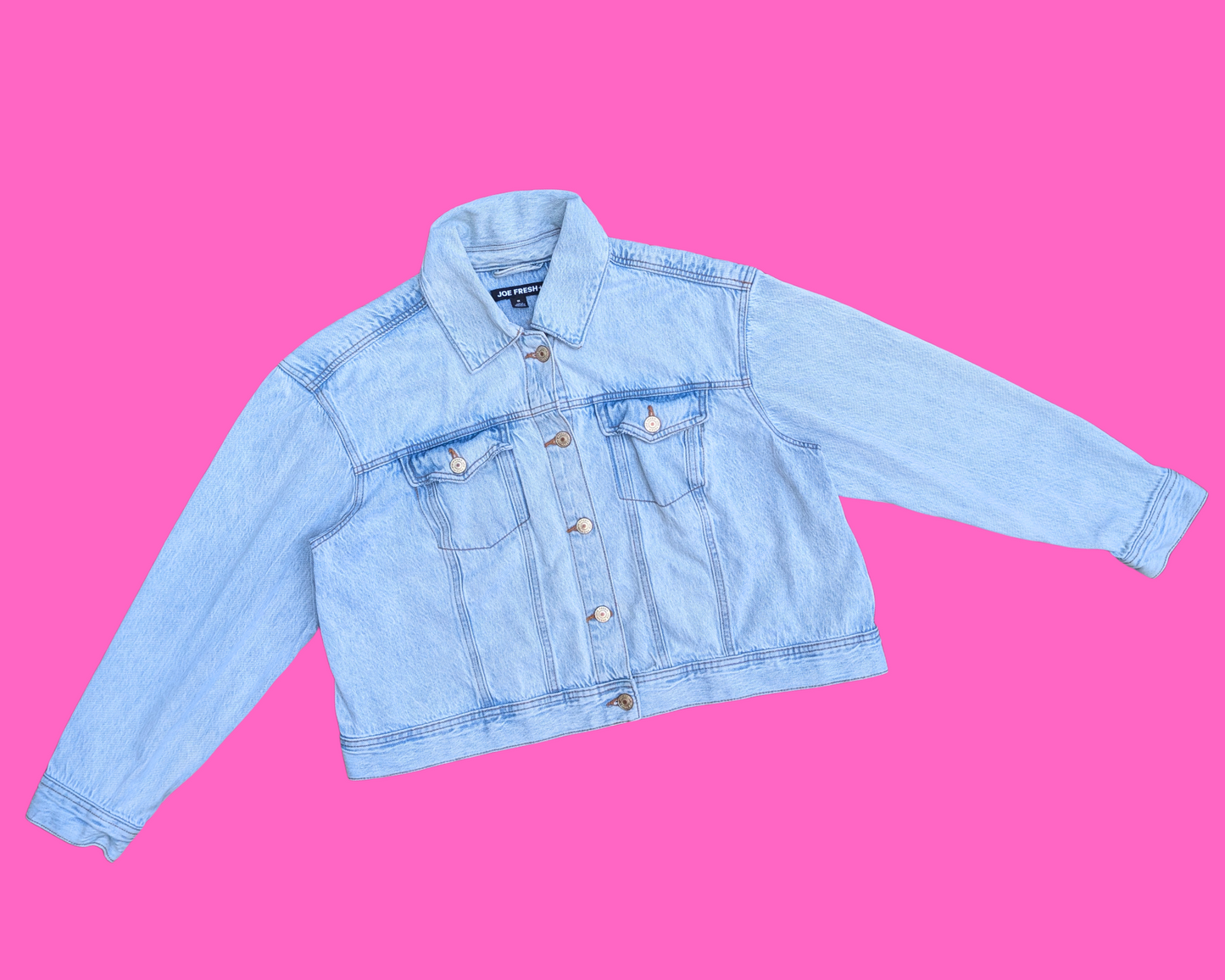 Handmade, Upcycled Jimi Hendrix Denim Jacket Size XL