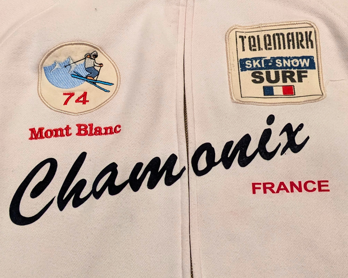 Vintage 1990's Mont Blanc Chamonix France Crewneck Size XL