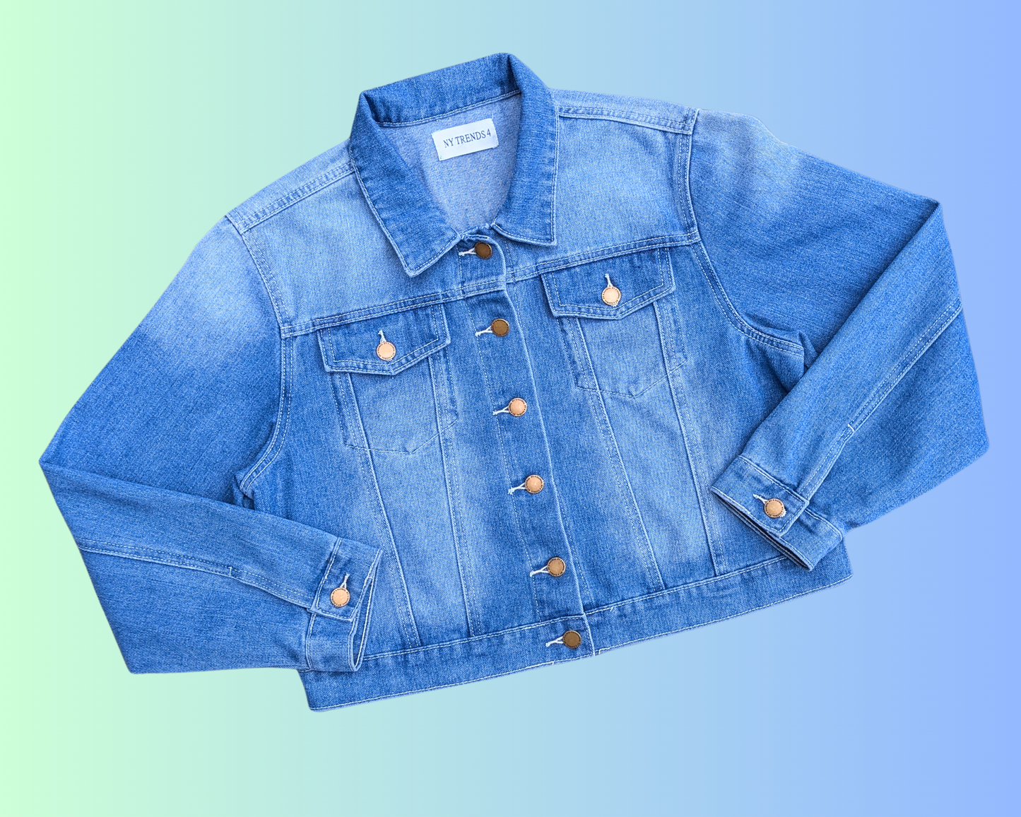 Handmade, Upcycled Steven Rhodes, Let's Summon Demons Denim Jacket Size L