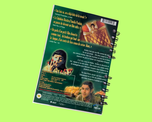 Le Fabuleux Destin d'Amélie Poulain DVD Movie Notebook