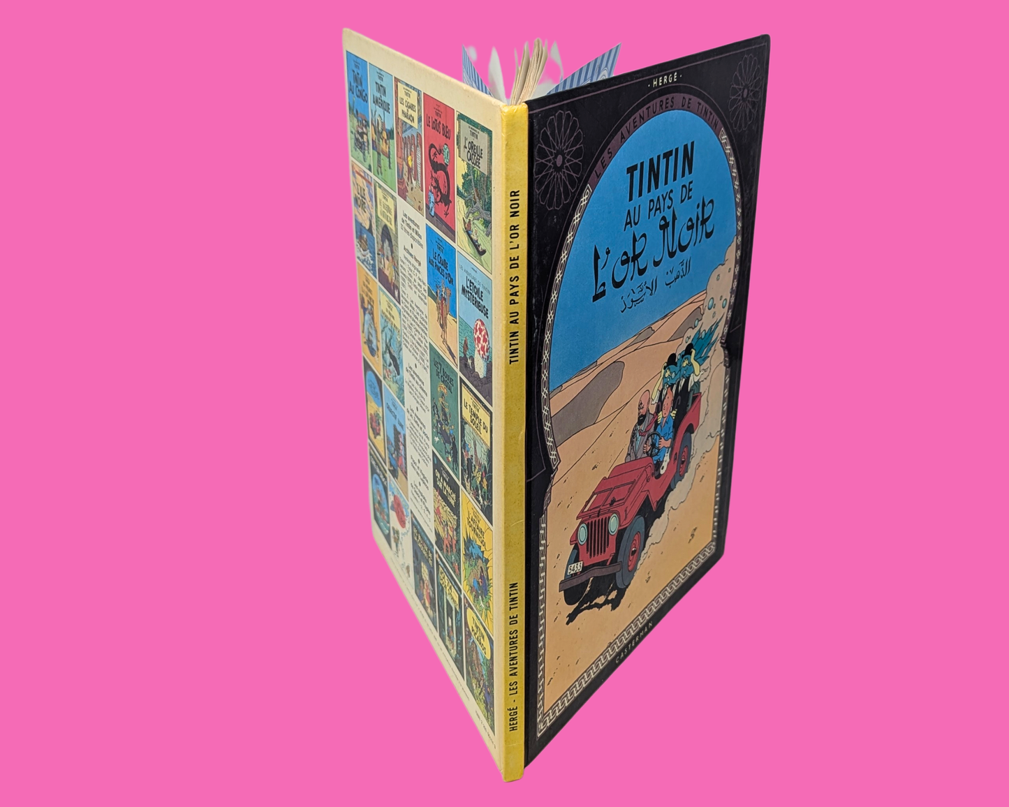 Vintage 1980's Tintin au Pays de L'Or Noir