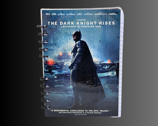 The Dark Knight Rises DVD Movie Notebook