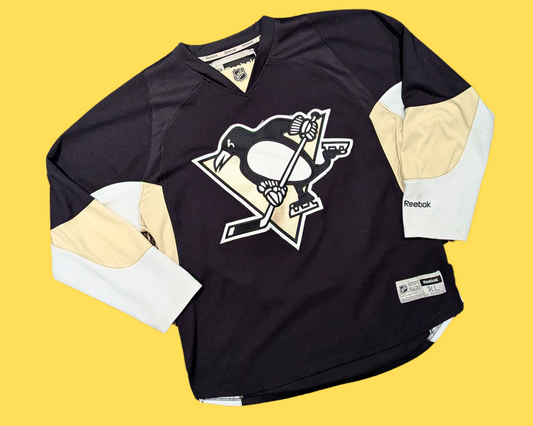 NHL Reebok Pittsburgh's Pingouins Jersey Size XL