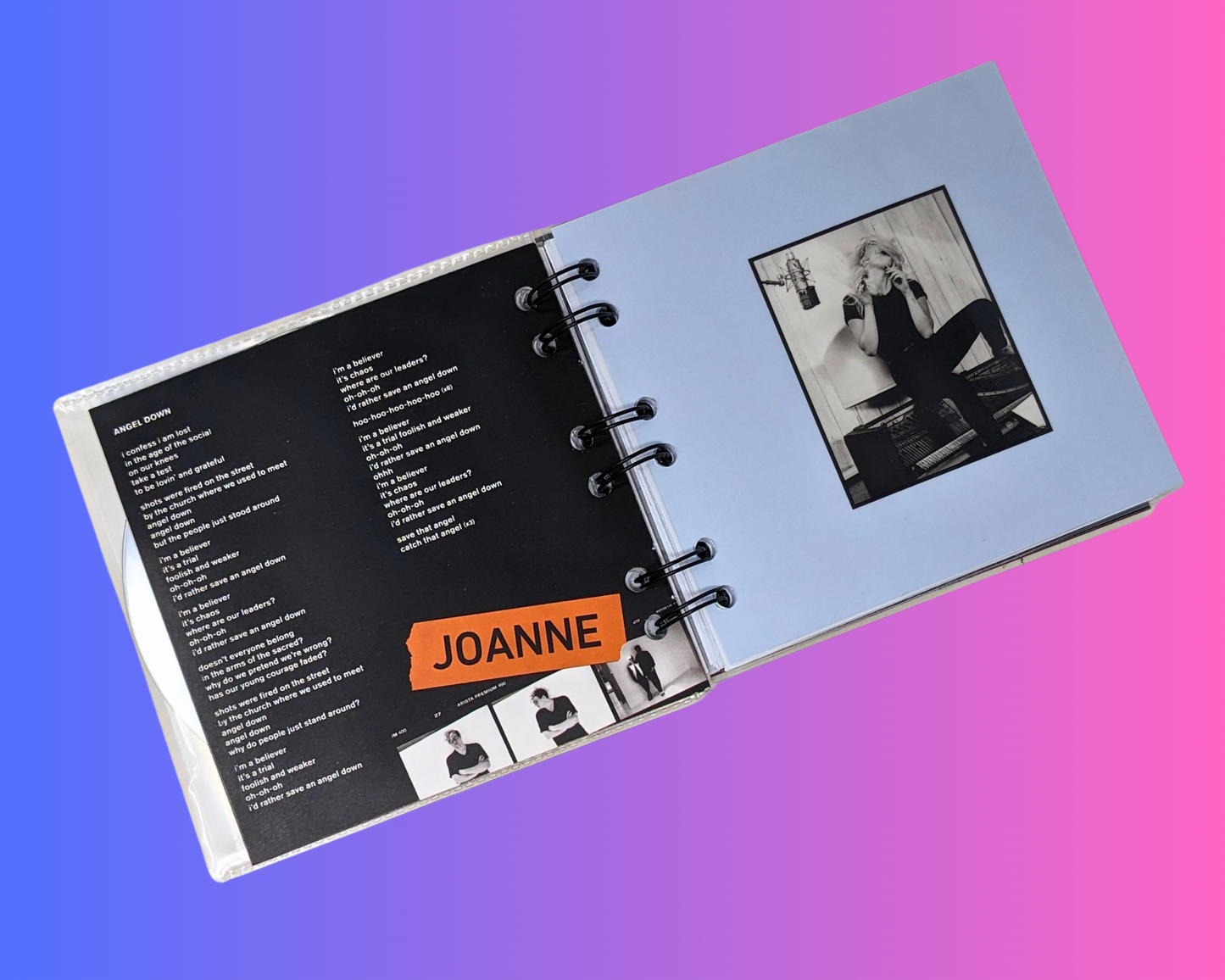 Lady Gaga, Joanne CD Notebook