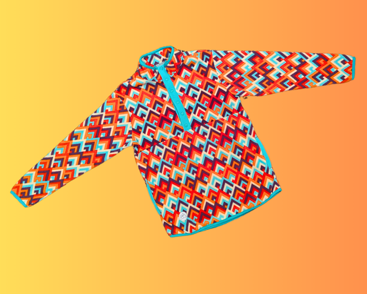 Y2K Petit Montagnard, Colorful Fleece Size S