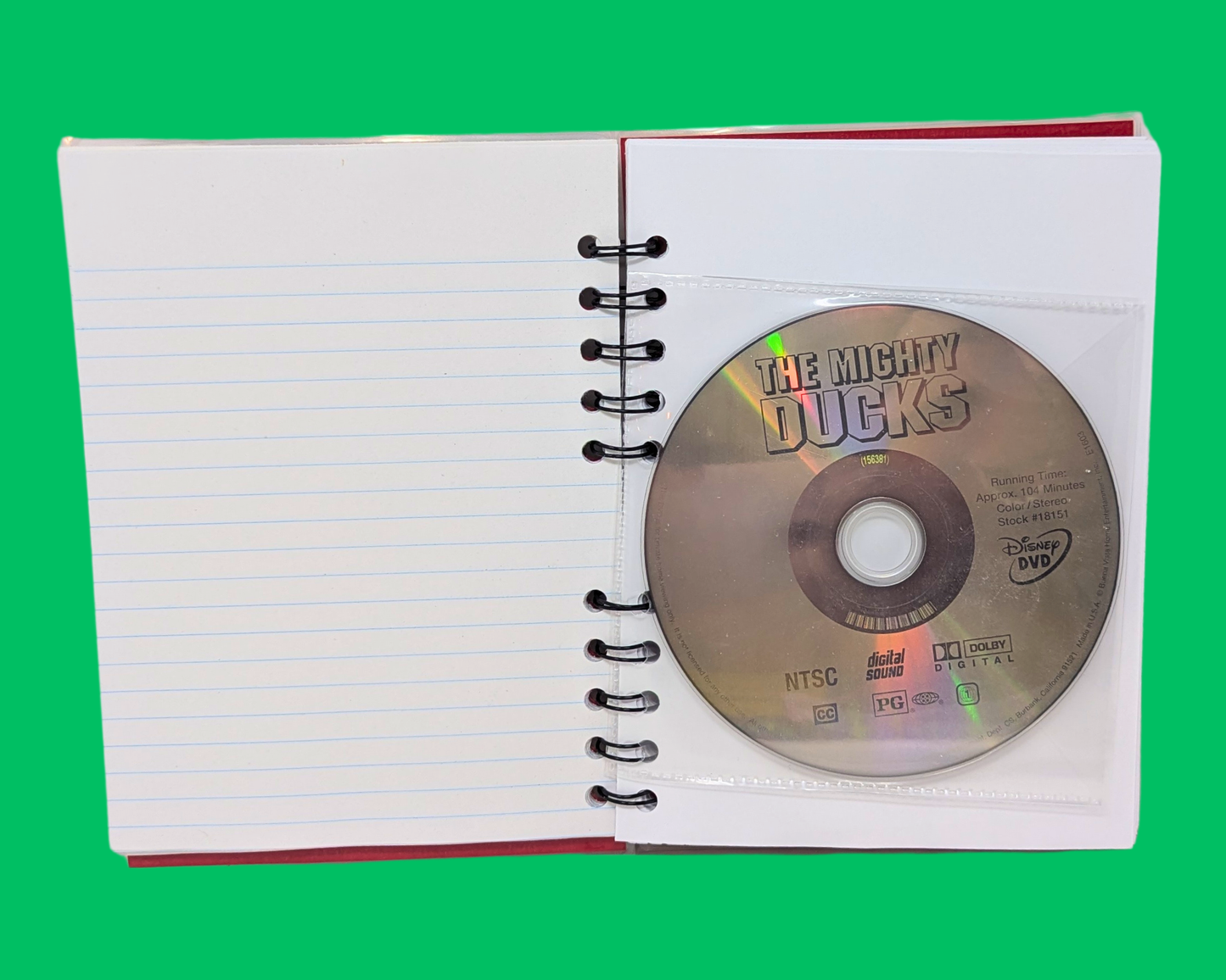 The Mighty Ducks DVD Movie Notebook