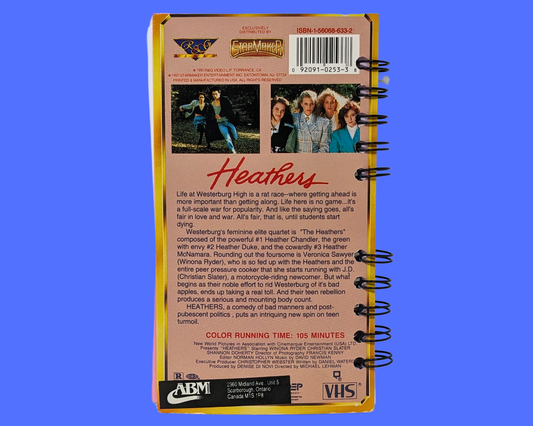 Carnet de films VHS de Heathers