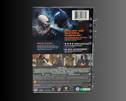 The Dark Knight Rises DVD Movie Notebook