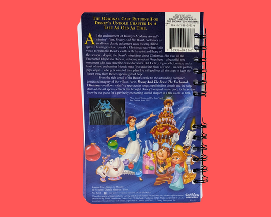 La Belle et la Bête, Le Noël enchanté, Carnet de films VHS de Walt Disney