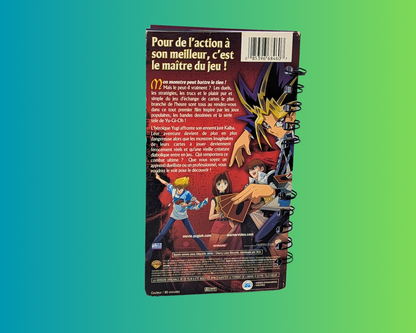 Yu-Gi-Oh! The Movie VHS Movie Notebook