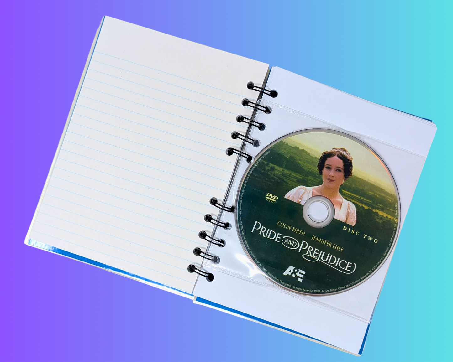Pride and Prejudice DVD Movie Notebook