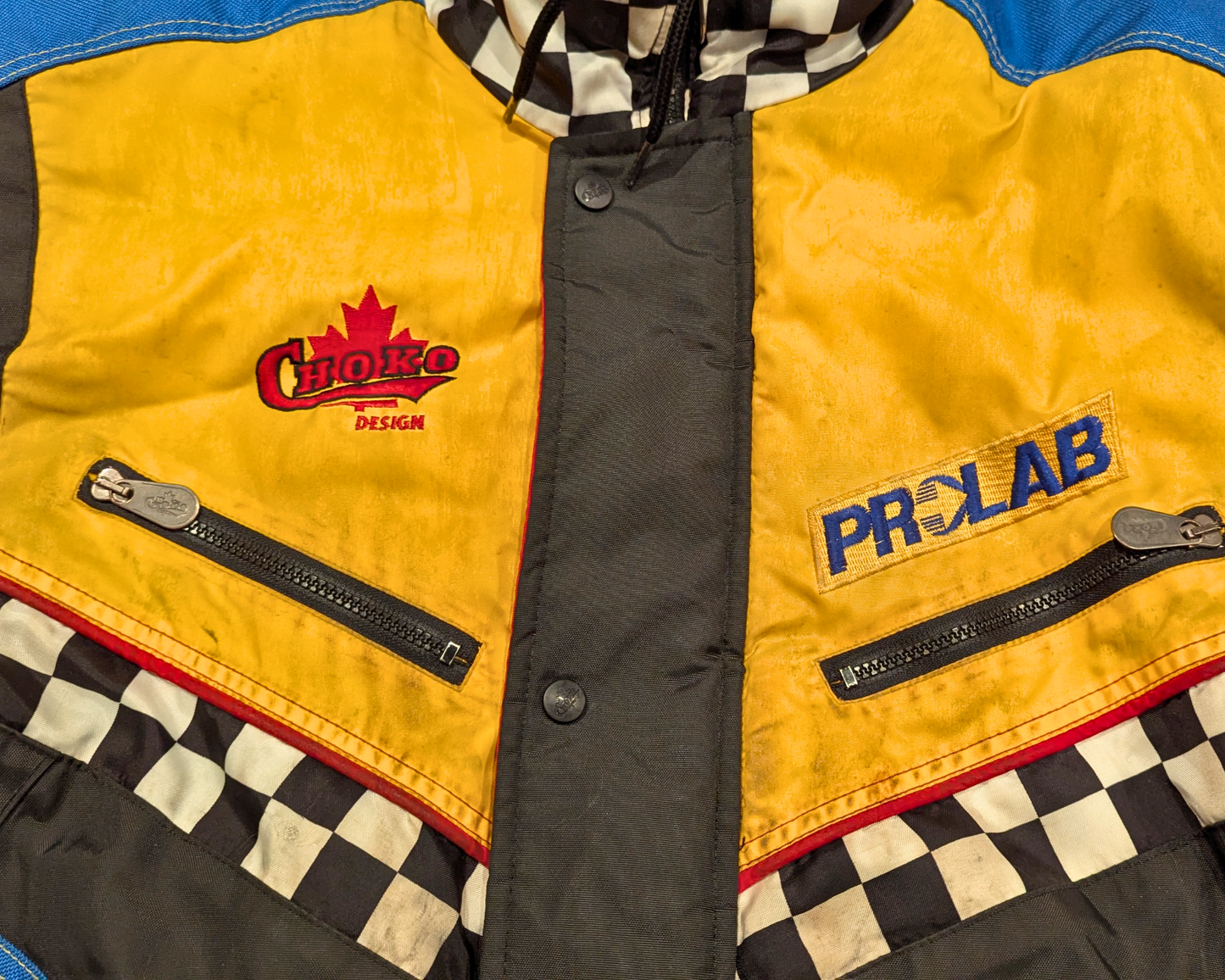 Vintage 1990's Choko Design, Pro Lab Racing Jacket Size XXL