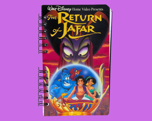 Le Retour de Jafar, carnet de cinéma VHS de Walt Disney