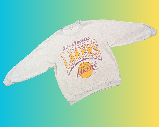 Y2K Official NBA Los Angeles Lakers Crewneck Size S