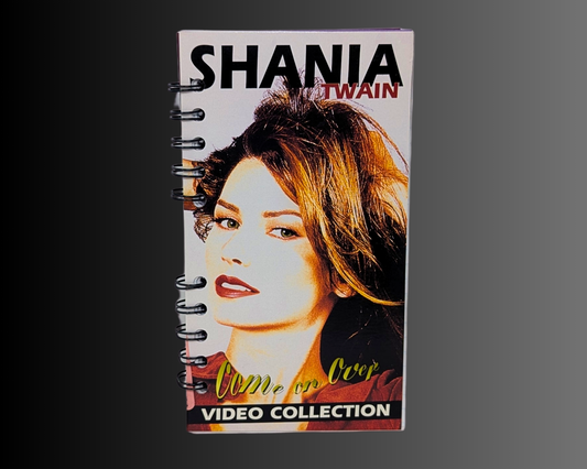 Shania Twain, Come on Over VHS Movie Notebook