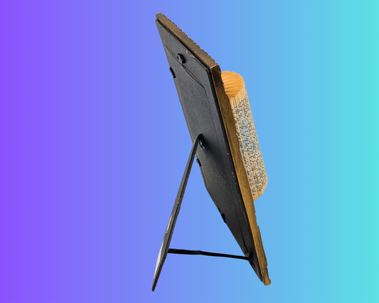 Sculpture d'art pliante de livre faite à la main et recyclée