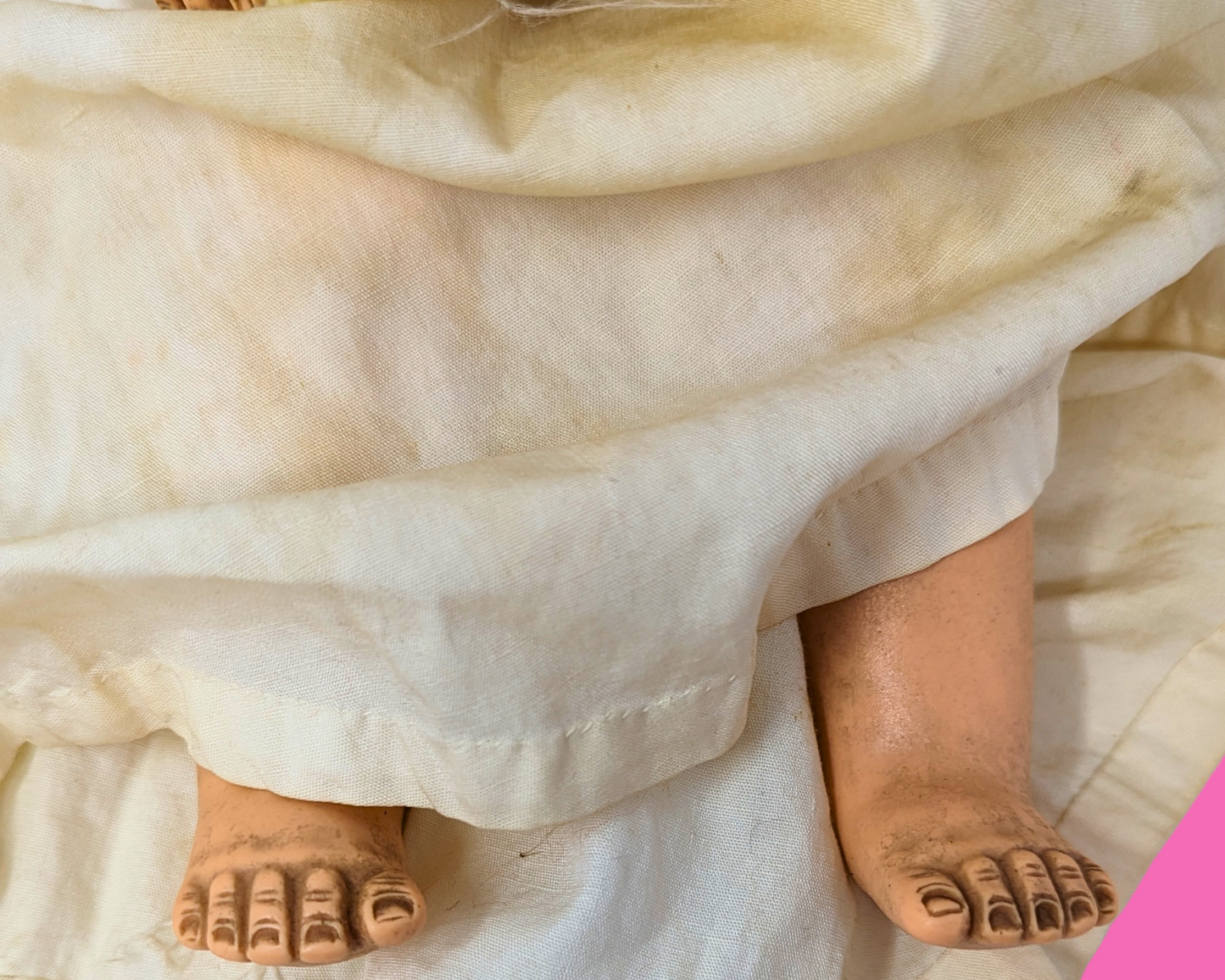 Vintage 1930's Realistic Skin, Arms and Legs, Doll