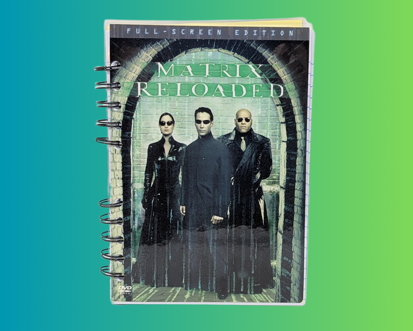 Carnet de notes du film DVD Matrix Reloaded