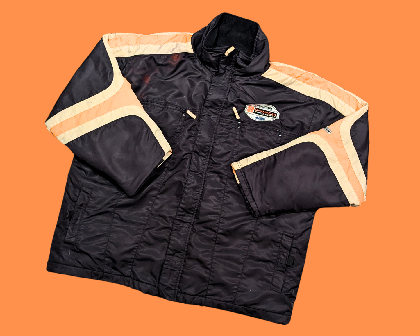 Vintage 1990's Racing Jacket by Speed Gear Size XXL