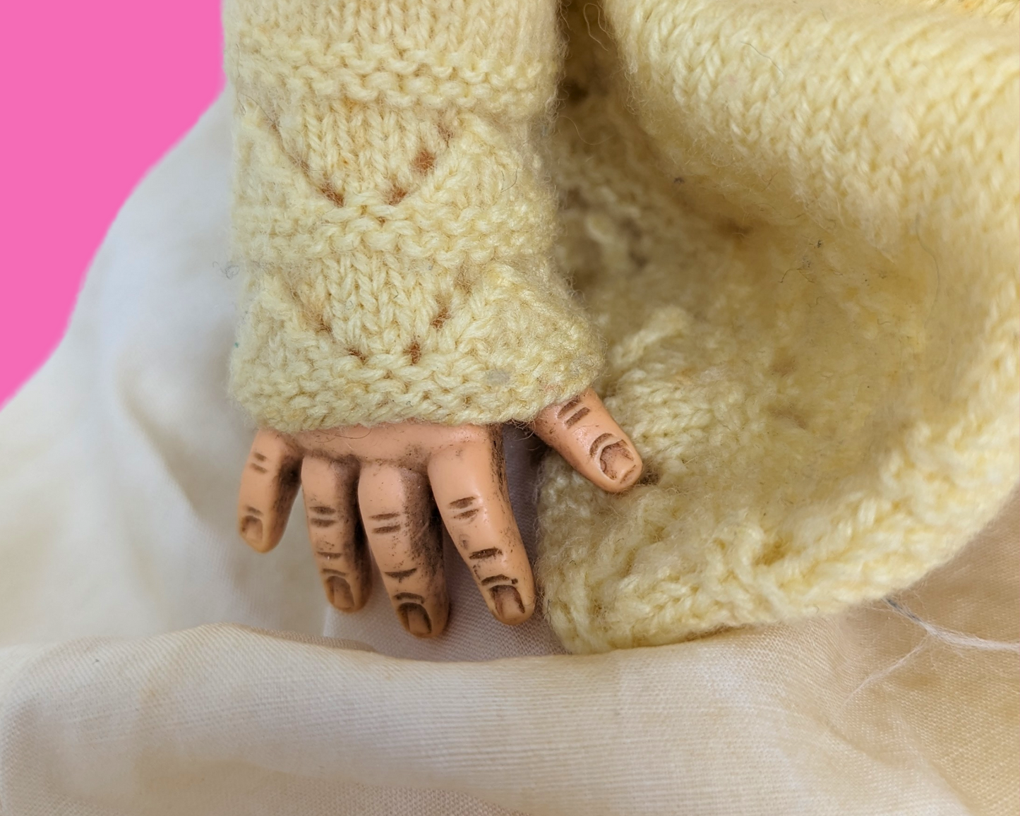 Vintage 1930's Realistic Skin, Arms and Legs, Doll