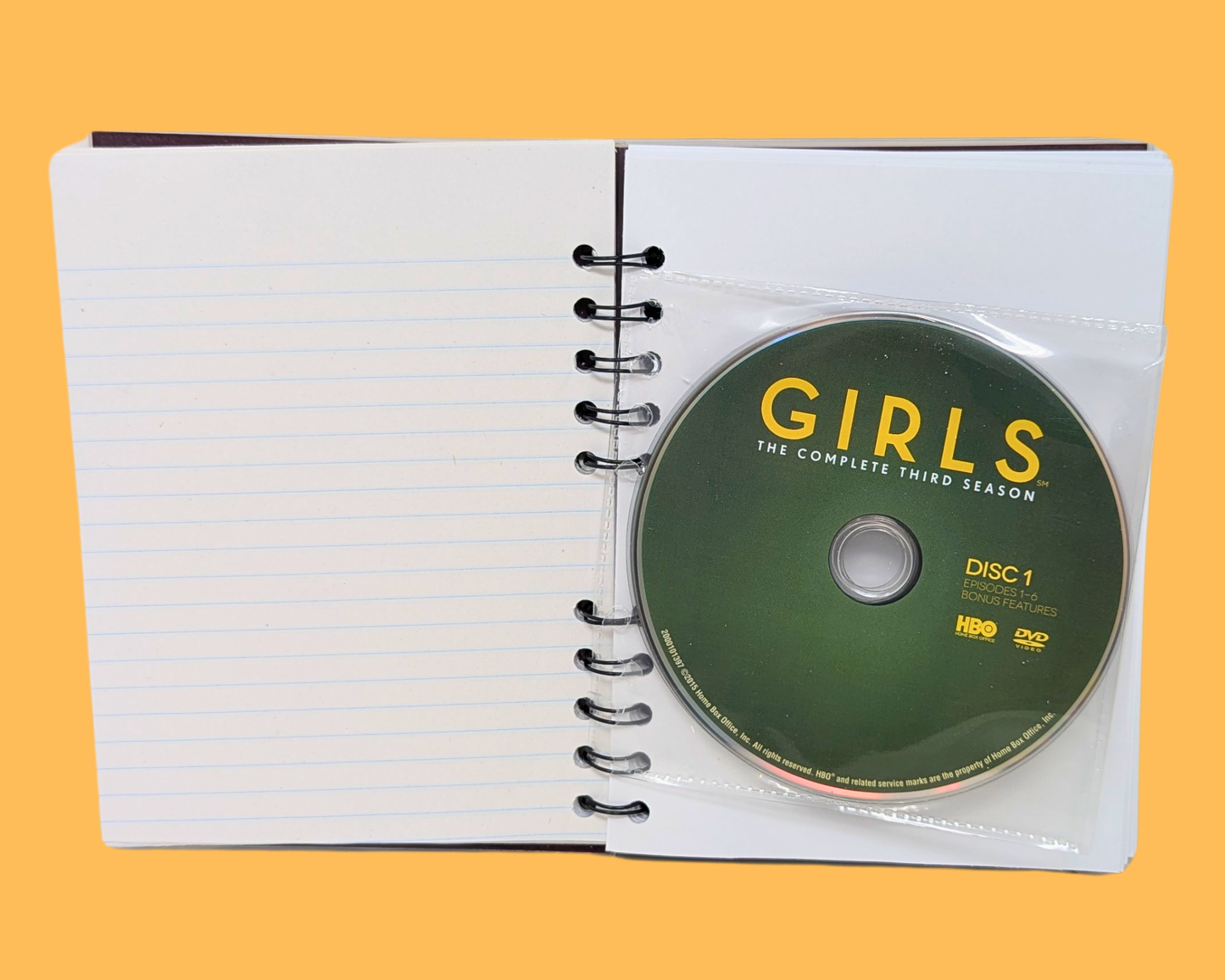 Girls, The Complete Third Season DVD Movie Notebook