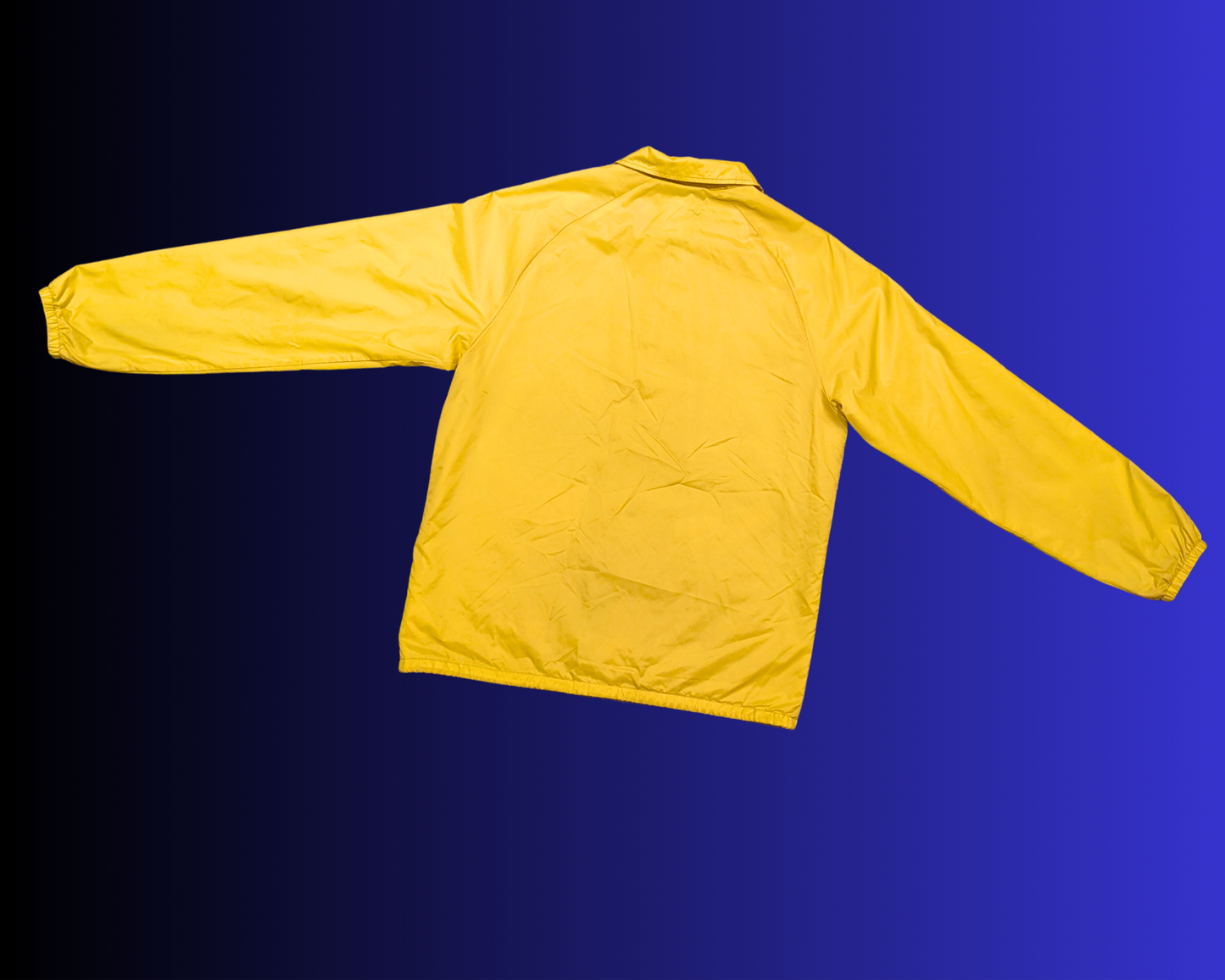 Y2K Yellow Vans Windbreaker Jacket Size L