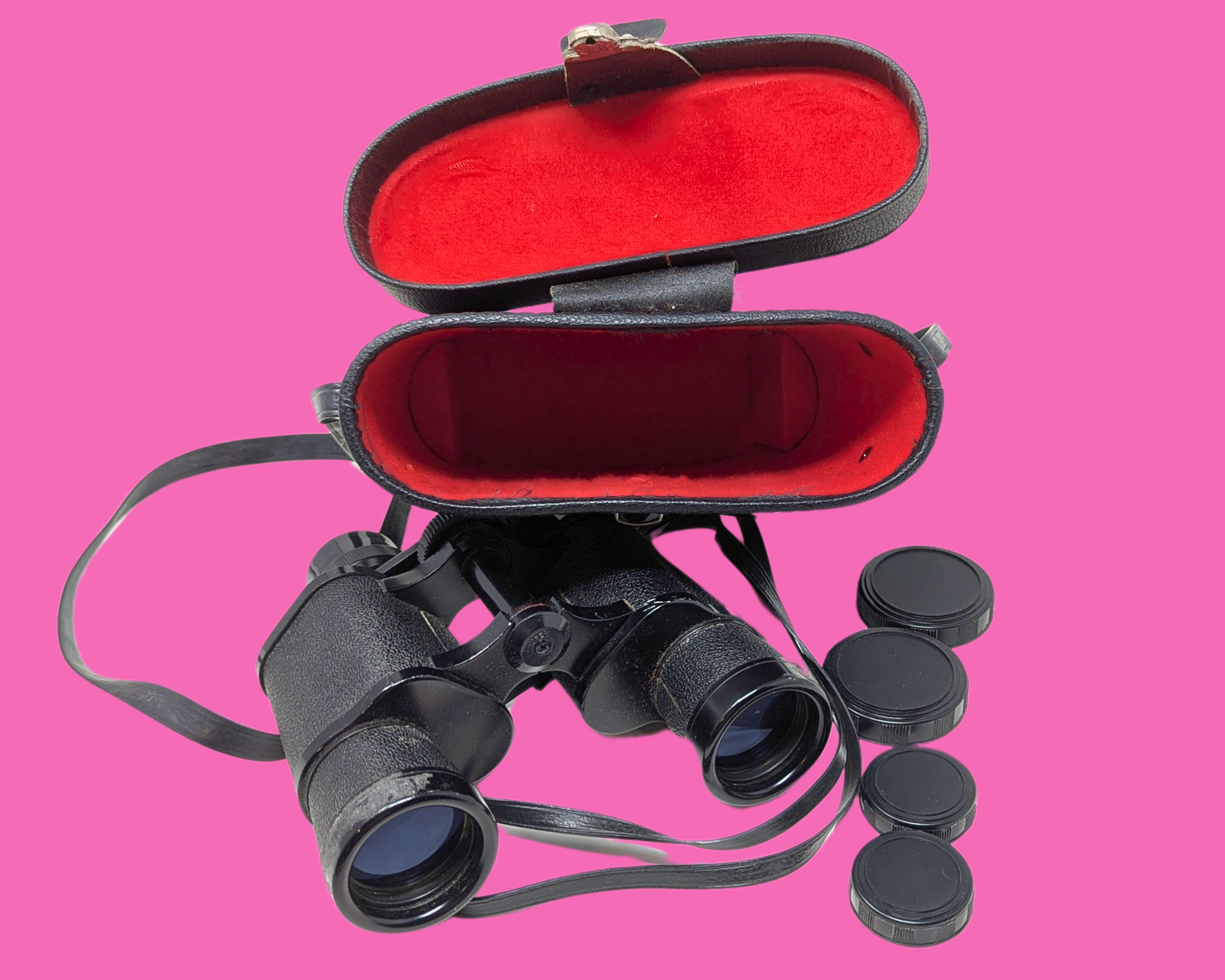 Vintage 1990's Binoculars with Original Case