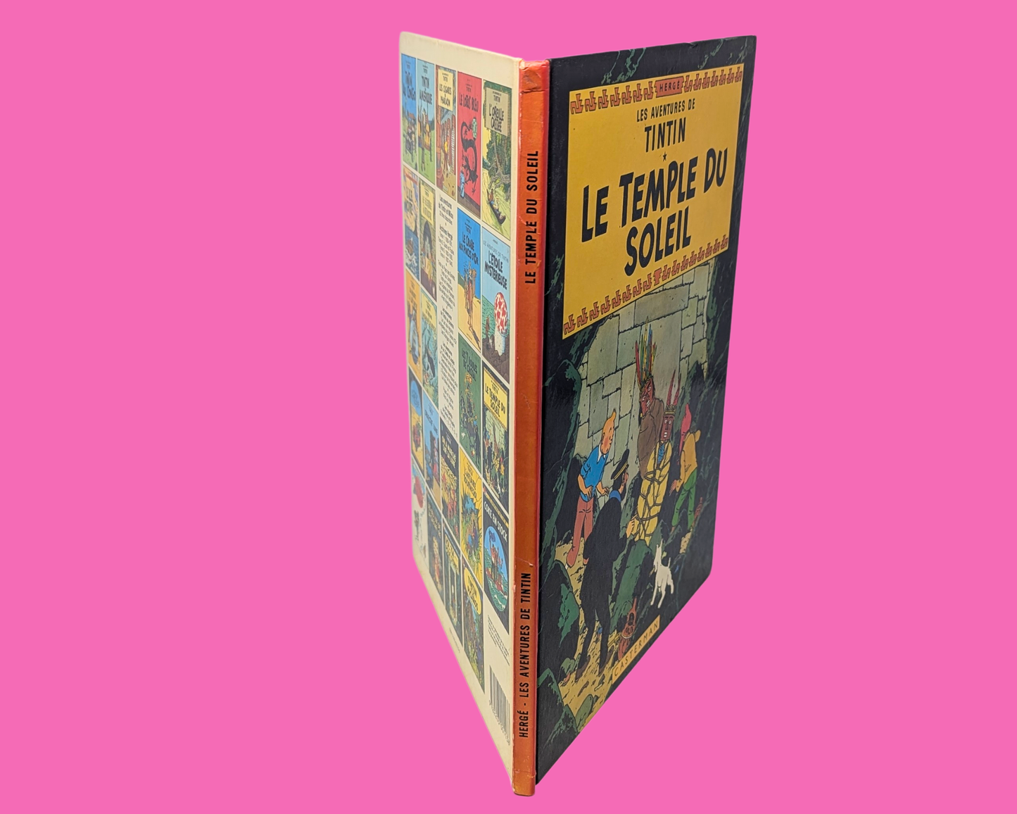 Vintage 1980's Tintin et le Temple du Soleil
