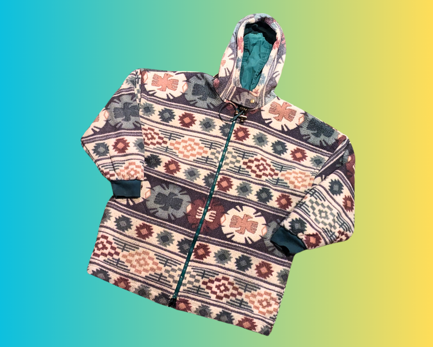 Vintage 1990's Reversible Jacket with Hoodie Size S