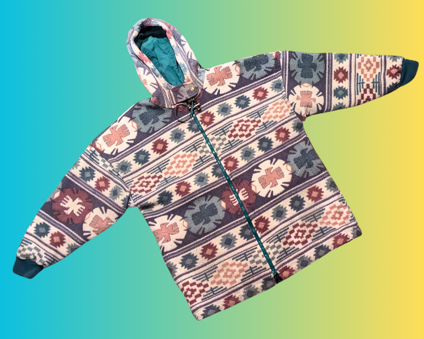 Vintage 1990's Reversible Jacket with Hoodie Size S