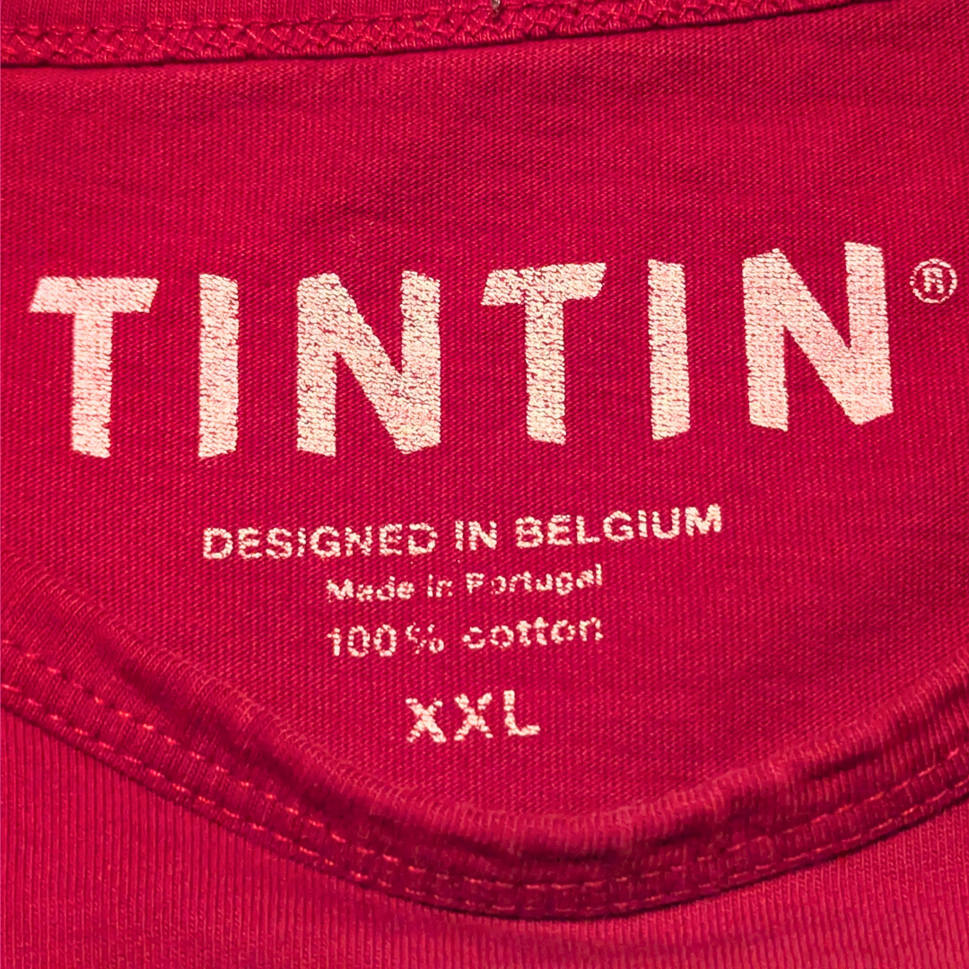 Tintin T-Shirt Size XXL (Fits Smaller)