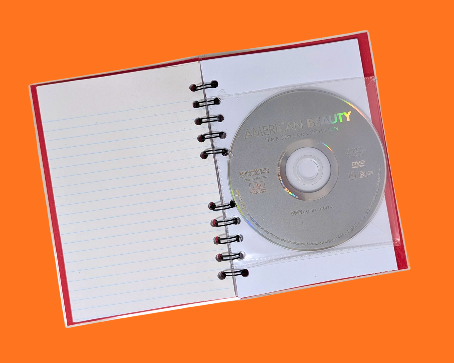 Carnet de notes du film DVD American Beauty