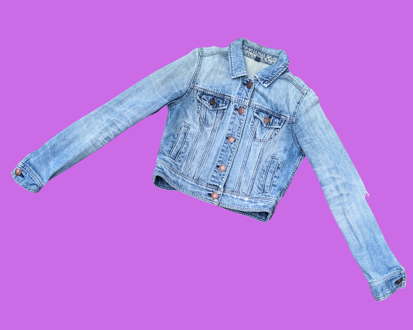 Handmade, Upcycled The Amazing Friendship, Venom and Spider Man Denim Jacket Size S