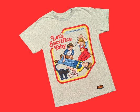 T-shirt Y2K Steven Rhodes « Sacrifions Toby » pour enfants, taille S