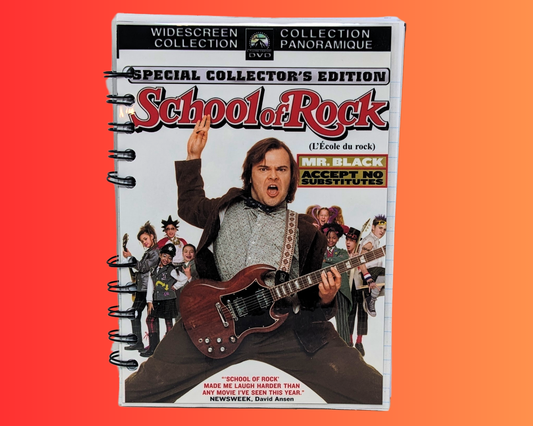 School of Rock DVD Movie Notebook