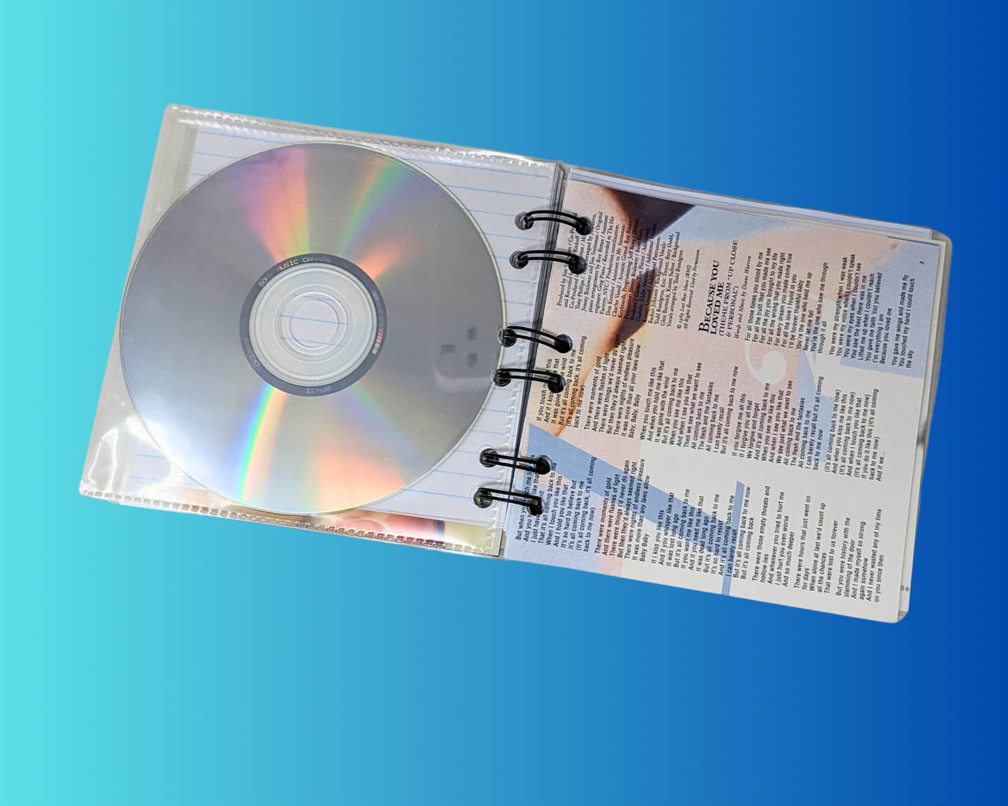 Céline Dion, Falling Into You CD Notebook