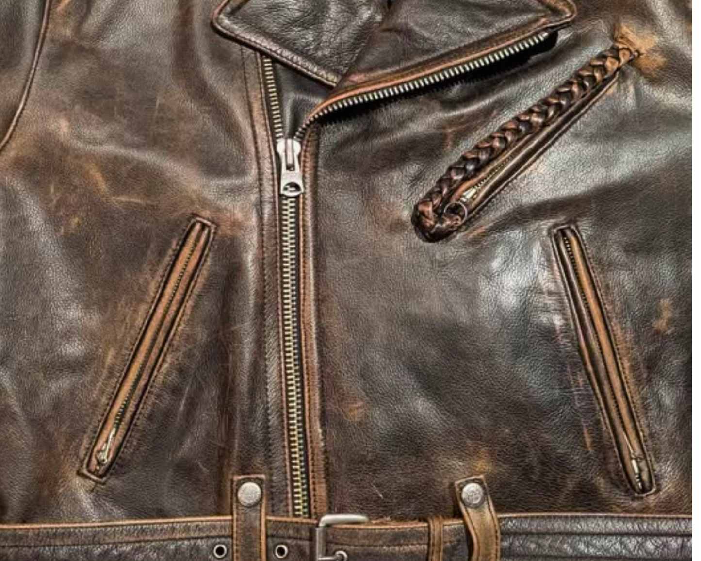 Vintage 1990's Brown Chevignon Leather Jacket Size XXL