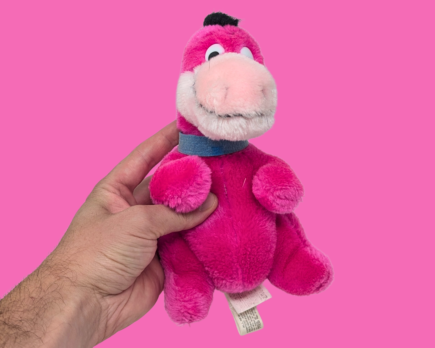 Peluche Dino des Pierrafeu vintage des années 1980