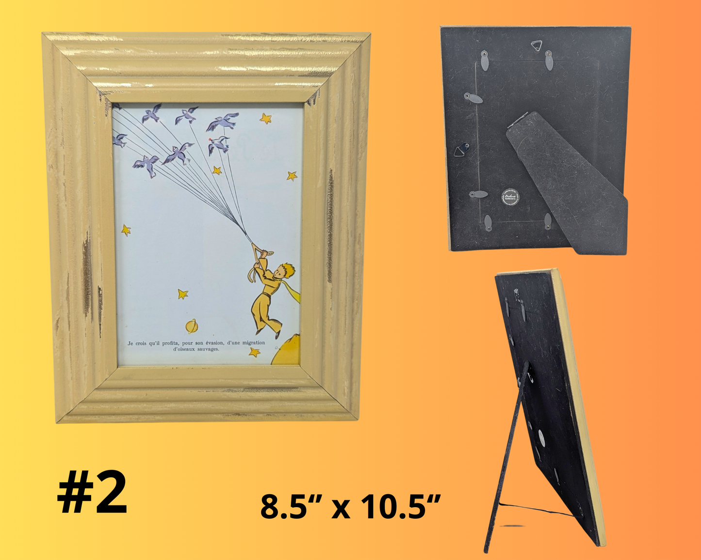 The Little Prince, Le Petit Prince Antoine de Saint-Exupéry, Decorative Frames and Notebooks