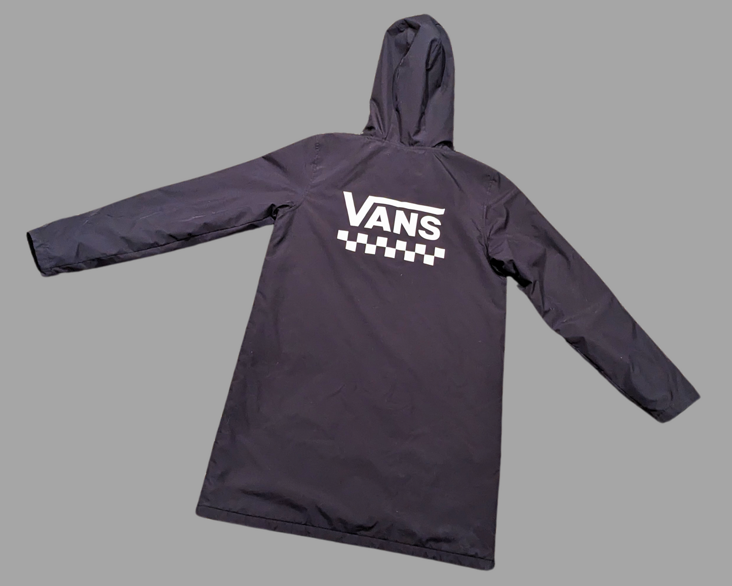 Veste longue Vans noire Y2K, taille XS