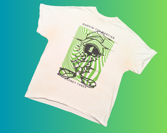 T-shirt Marvin le Martien Looney Tunes Y2K Taille XL
