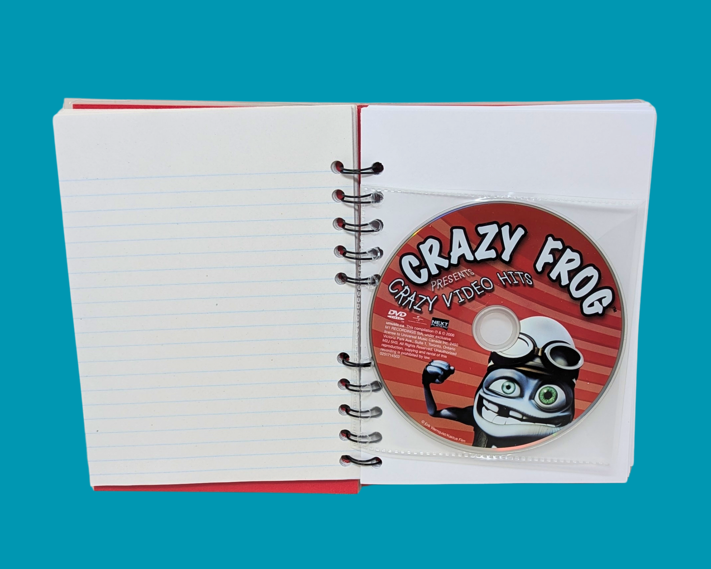Crazy Frog DVD Movie Notebook