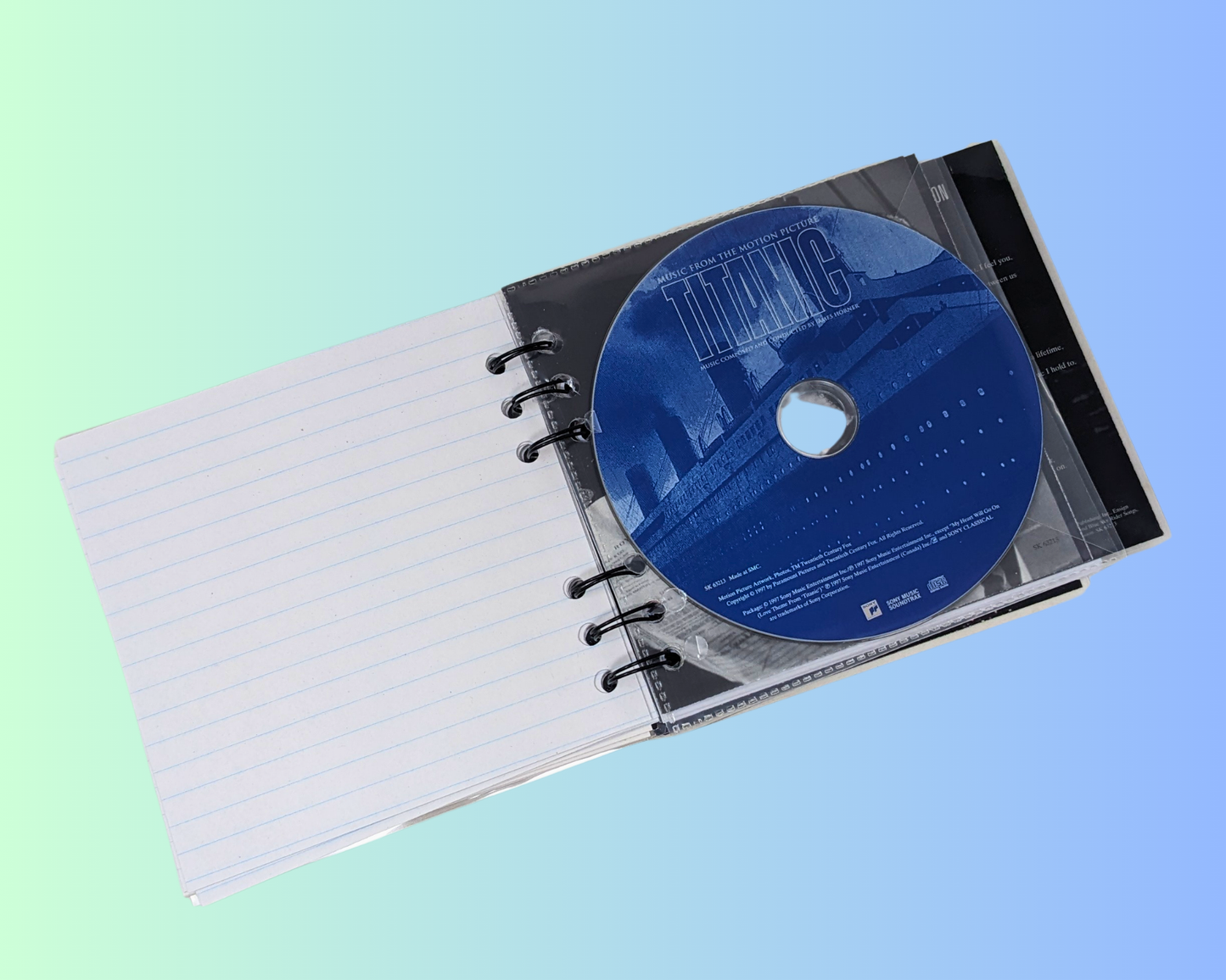 Titanic The Soundtrack CD Notebook