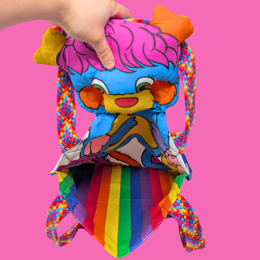 Handmade, Upcycled Popples Pillow Case Tote Bag